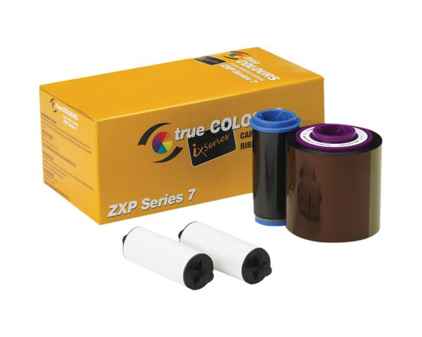 RIBBON ZEBRA ZXP Series 7  - 800077-740 YMCKO COLOUR (250 PRINTS)