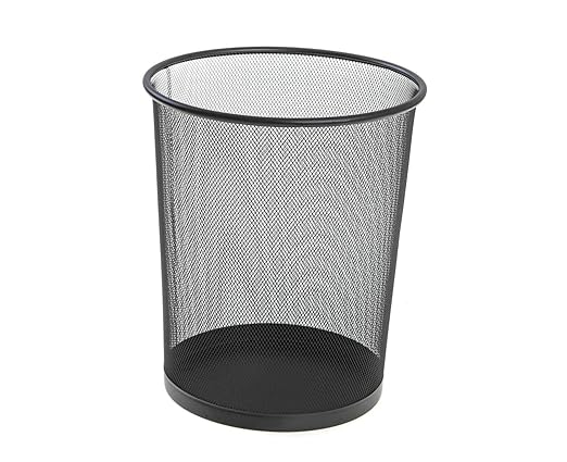 Metal Waste Bin-black