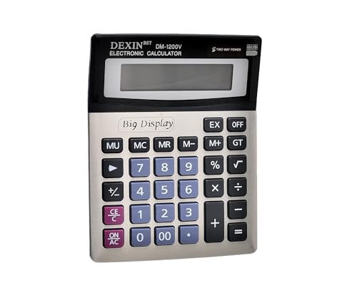Dexin Dm-1200V 12 Digits Electronic Calculator